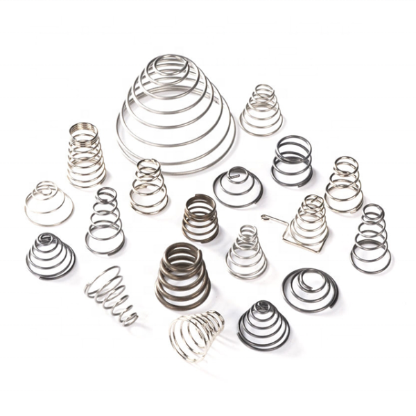 Hongsheng Custom 1mm 2.0mm Metal Stainless Steel Music Wire Cone Small Compression Spring