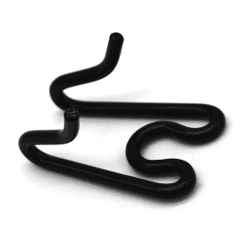 Metal Hook Stainless Steel Black Oxide