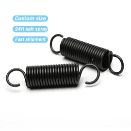 Extension Spring Black Carbon Steel Spiral