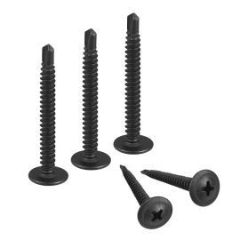 Large Diameter Bolts Metal Screws Black